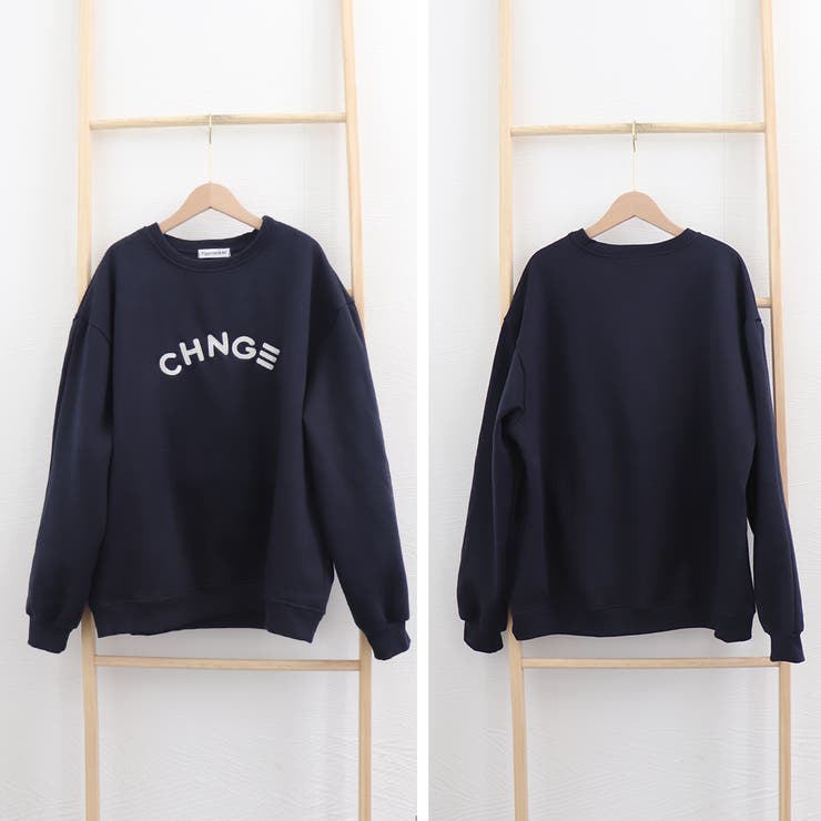 スウェット 裏起毛 英字ロゴ トレーナー | SUNSHINE CLOSET | 詳細画像3 