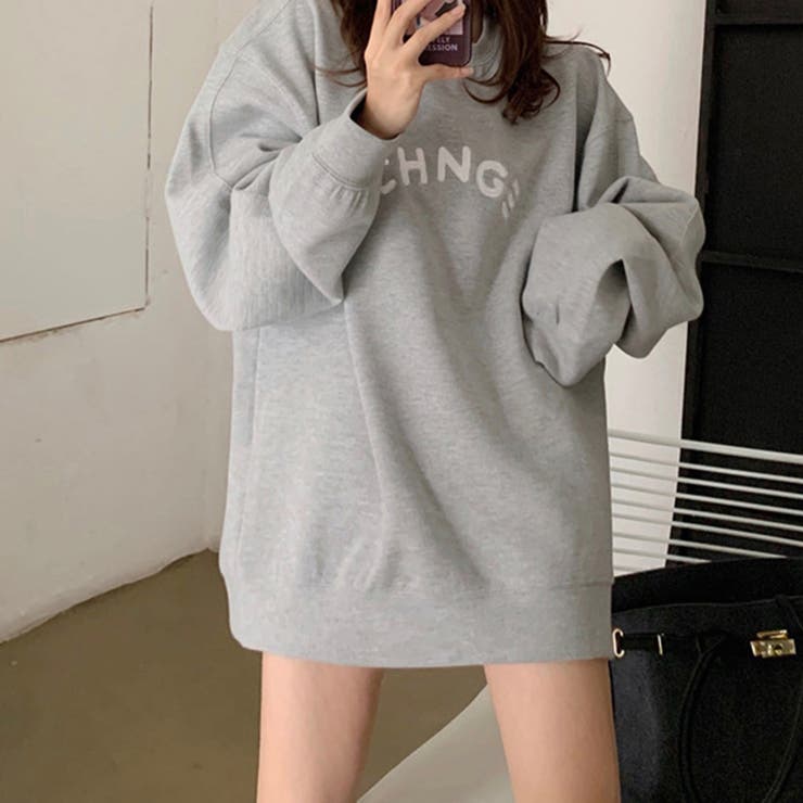 スウェット 裏起毛 英字ロゴ トレーナー | SUNSHINE CLOSET | 詳細画像5 