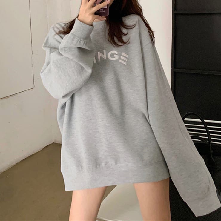 スウェット 裏起毛 英字ロゴ トレーナー | SUNSHINE CLOSET | 詳細画像6 