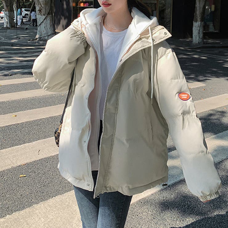 フーデッド エコダウンジャケット重ね着風 | SUNSHINE CLOSET | 詳細画像11 