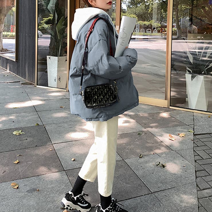 フーデッド エコダウンジャケット重ね着風 | SUNSHINE CLOSET | 詳細画像16 