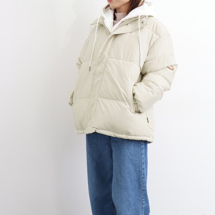 フーデッド エコダウンジャケット重ね着風 | SUNSHINE CLOSET | 詳細画像22 