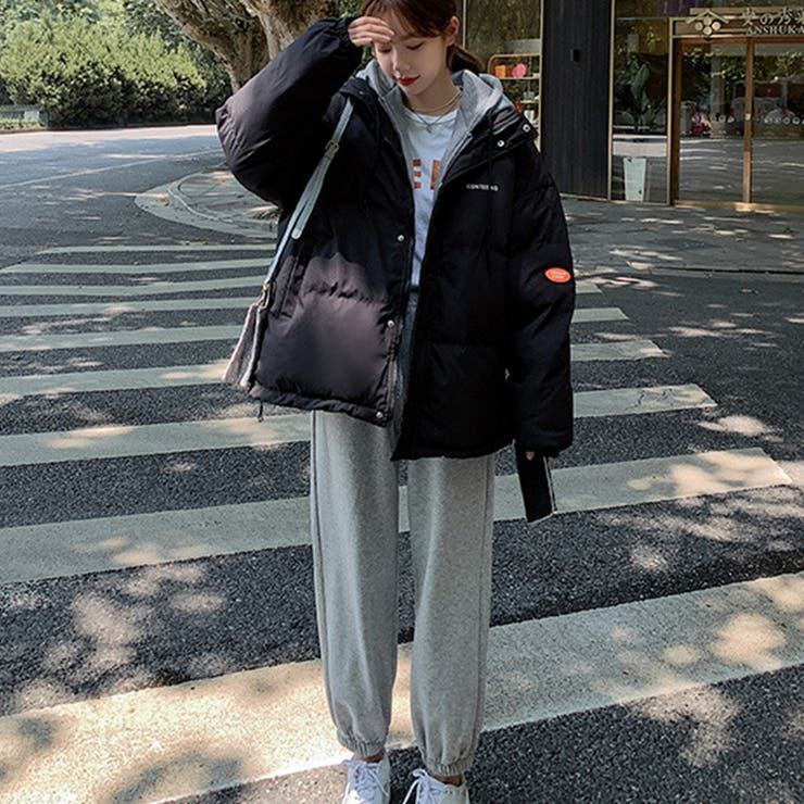 フーデッド エコダウンジャケット重ね着風 | SUNSHINE CLOSET | 詳細画像5 