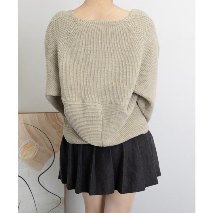 カシュクール ニットトップス レディース | SUNSHINE CLOSET | 詳細画像15 