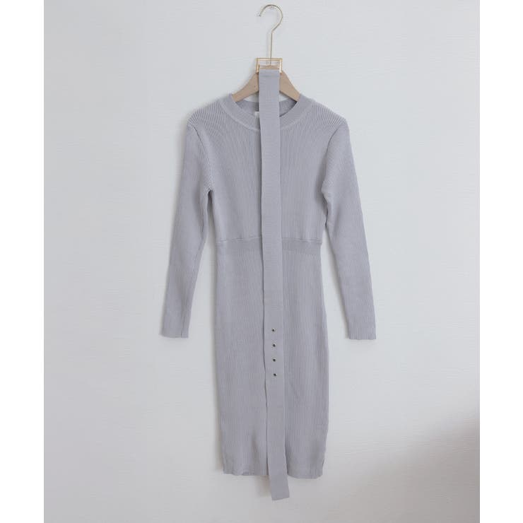 リブニットタイトワンピースウエストベルト | SUNSHINE CLOSET | 詳細画像23 