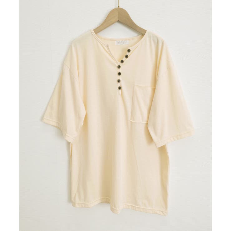 レディース オーバーサイズカットソー 体型カバーロングTシャツ | SUNSHINE CLOSET | 詳細画像24 