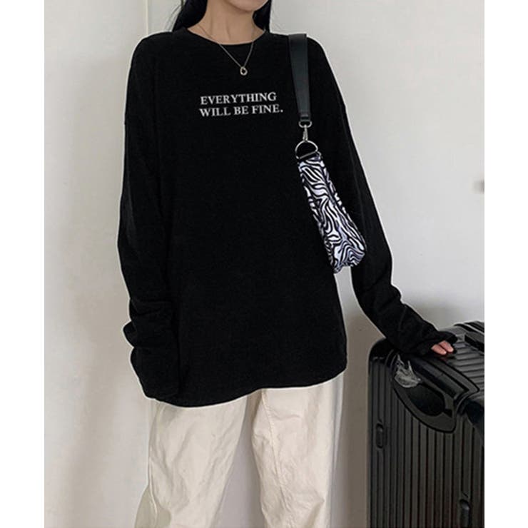 シンプル 英字ロゴ オーバーサイズtシャツ | SUNSHINE CLOSET | 詳細画像19 
