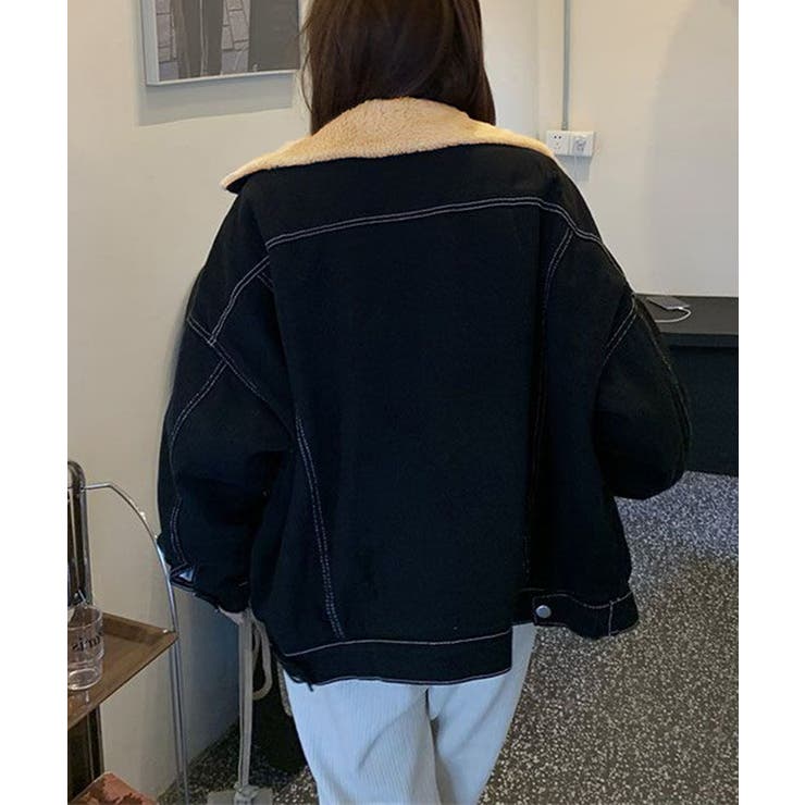 裏ファーデニムジャケットステッチブルゾン | SUNSHINE CLOSET | 詳細画像12 