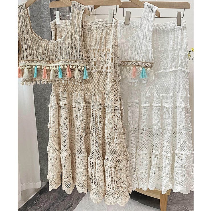 クロシェ編みセットアップ ボヘミアン夏服 | SUNSHINE CLOSET | 詳細画像11 