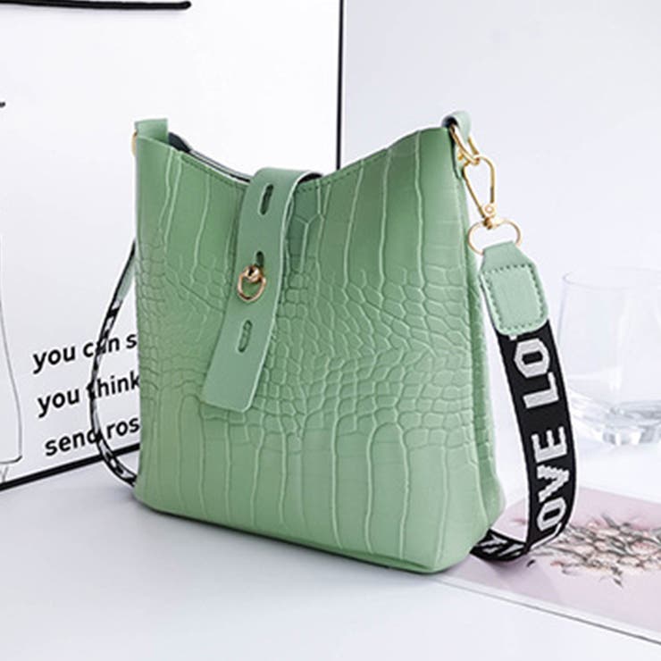 ミントグリーン | ミニショルダーバッグ クロコ型押し 春夏 | SUNSHINE CLOSET