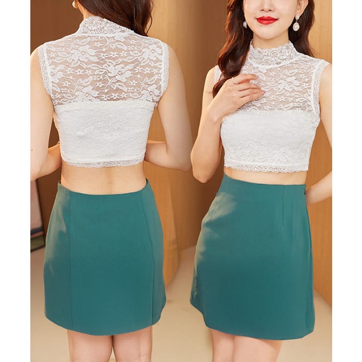 付け襟 花柄レース インナートップス韓国 | SUNSHINE CLOSET | 詳細画像10 