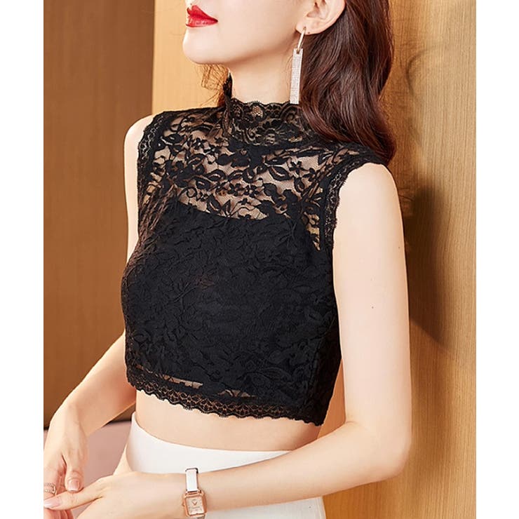 付け襟 花柄レース インナートップス韓国 | SUNSHINE CLOSET | 詳細画像2 