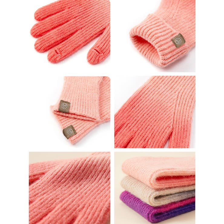 グラデーションニット手袋 スマホ対応手袋 | SUNSHINE CLOSET | 詳細画像16 