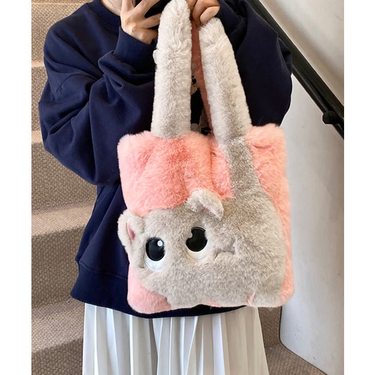 ファートートバッグ ふわふわ 猫柄鞄秋冬 | SUNSHINE CLOSET | 詳細画像18 