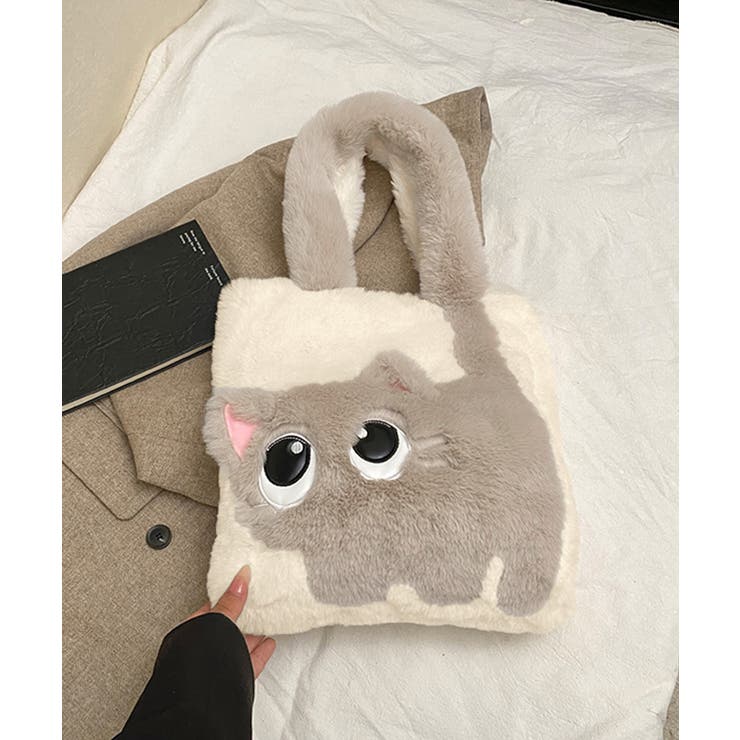 ファートートバッグ ふわふわ 猫柄鞄秋冬 | SUNSHINE CLOSET | 詳細画像25 