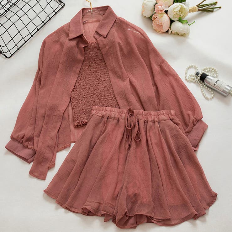セットアップ レディース夏服 3点セット[品番：AGCW0003188