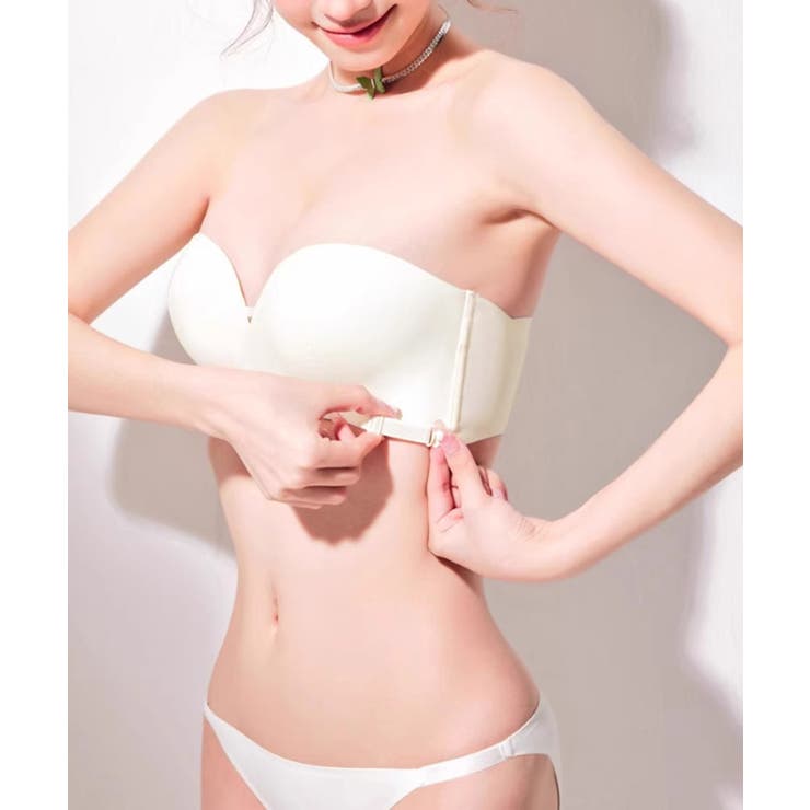 ストラップレス小胸盛れるチューブトップ 快適インナー 大人上品ズレにくいブラ | SUNSHINE CLOSET | 詳細画像7 