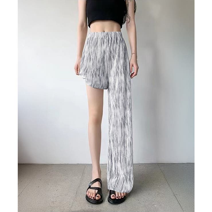 プリーツパンツ きれいめワイドパンツ春夏 | SUNSHINE CLOSET | 詳細画像14 