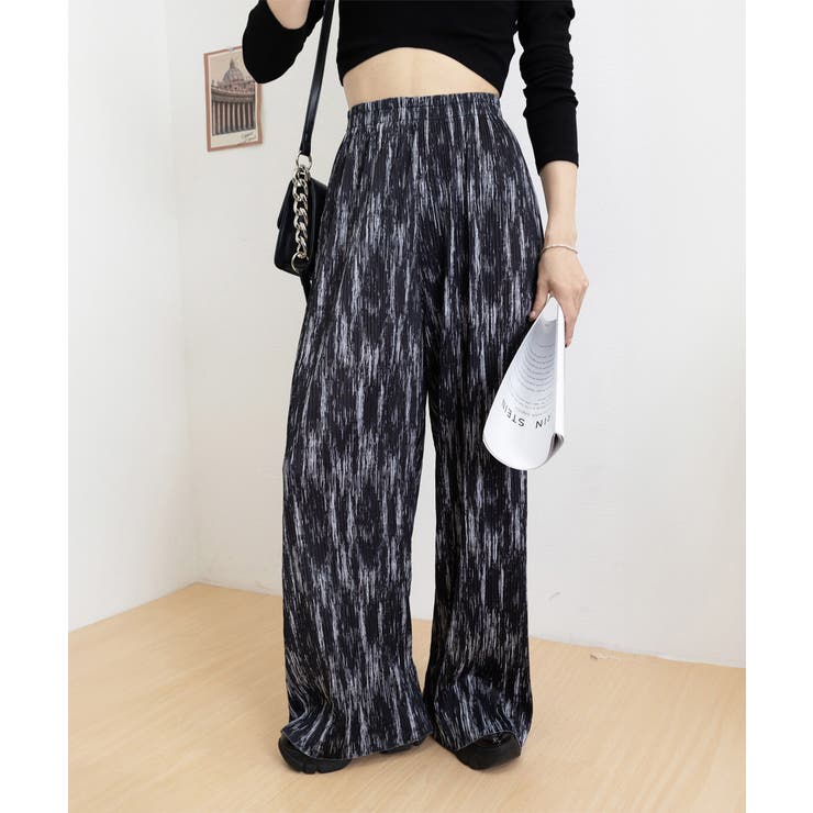 プリーツパンツ きれいめワイドパンツ春夏 | SUNSHINE CLOSET | 詳細画像15 