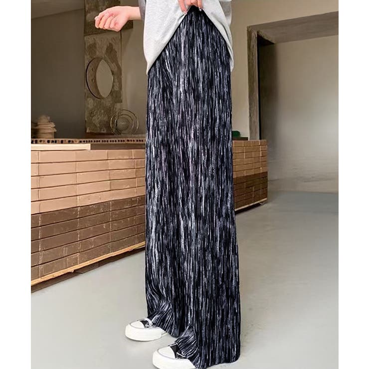 プリーツパンツ きれいめワイドパンツ春夏 | SUNSHINE CLOSET | 詳細画像3 