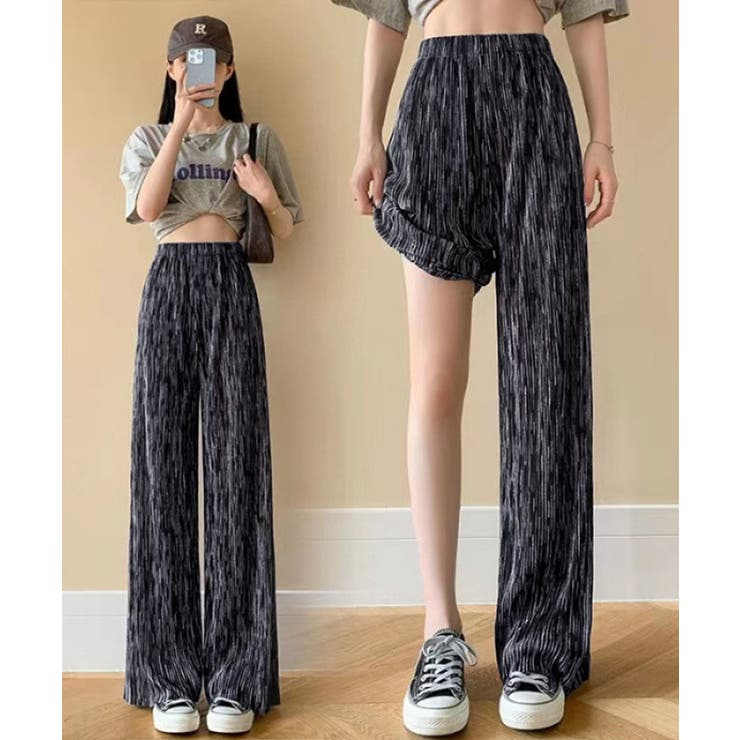 プリーツパンツ きれいめワイドパンツ春夏 | SUNSHINE CLOSET | 詳細画像8 