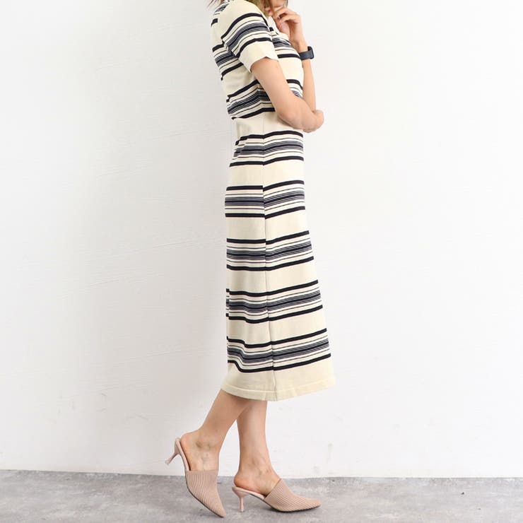 ワンピース ボーダー柄ニットワンピース | SUNSHINE CLOSET | 詳細画像17 