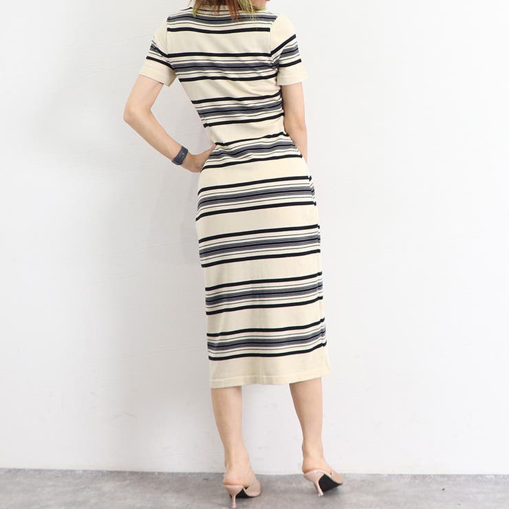 ワンピース ボーダー柄ニットワンピース | SUNSHINE CLOSET | 詳細画像18 