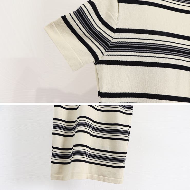 ワンピース ボーダー柄ニットワンピース | SUNSHINE CLOSET | 詳細画像4 