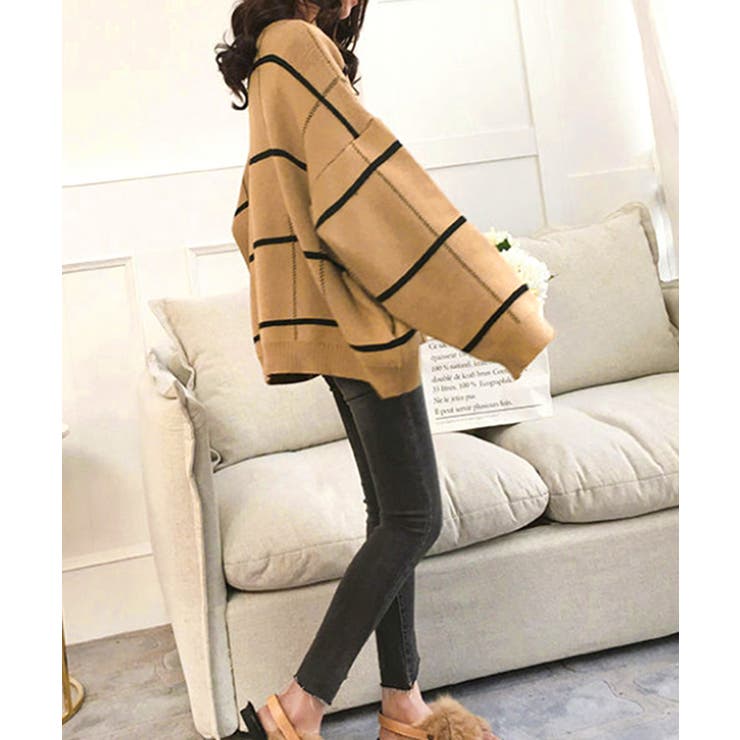 ニットカーディガン BIGチェック柄秋冬 | SUNSHINE CLOSET | 詳細画像11 