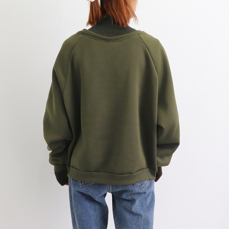 裏起毛 ロゴトレーナー レディース 韓国 | SUNSHINE CLOSET | 詳細画像14 