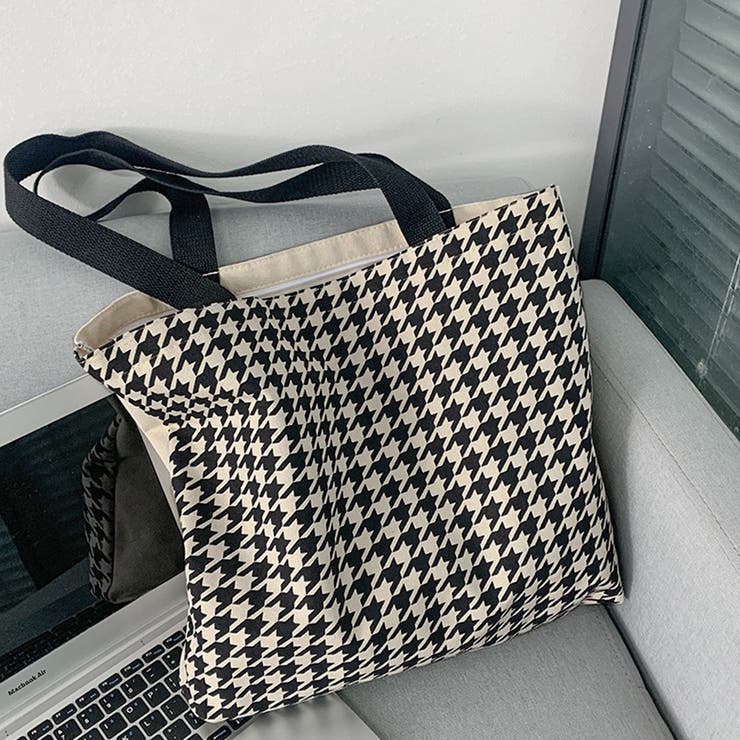 千鳥格子トートバッグ レディース 大容量 | SUNSHINE CLOSET | 詳細画像11 