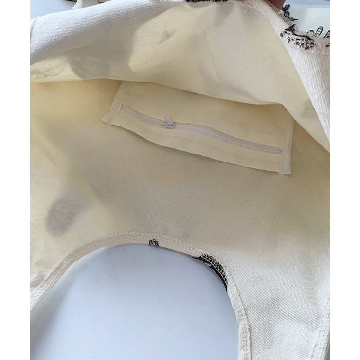 蝶モチーフトートバッグ大容量肩掛けバッグ | SUNSHINE CLOSET | 詳細画像15 