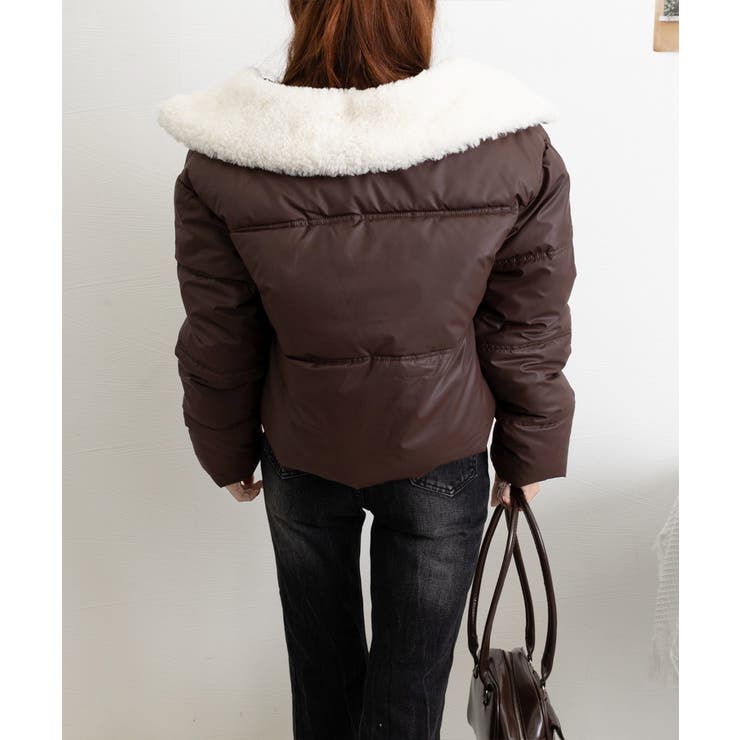 ボア襟エコダウンジャケット 中綿ブルゾン | SUNSHINE CLOSET | 詳細画像17 