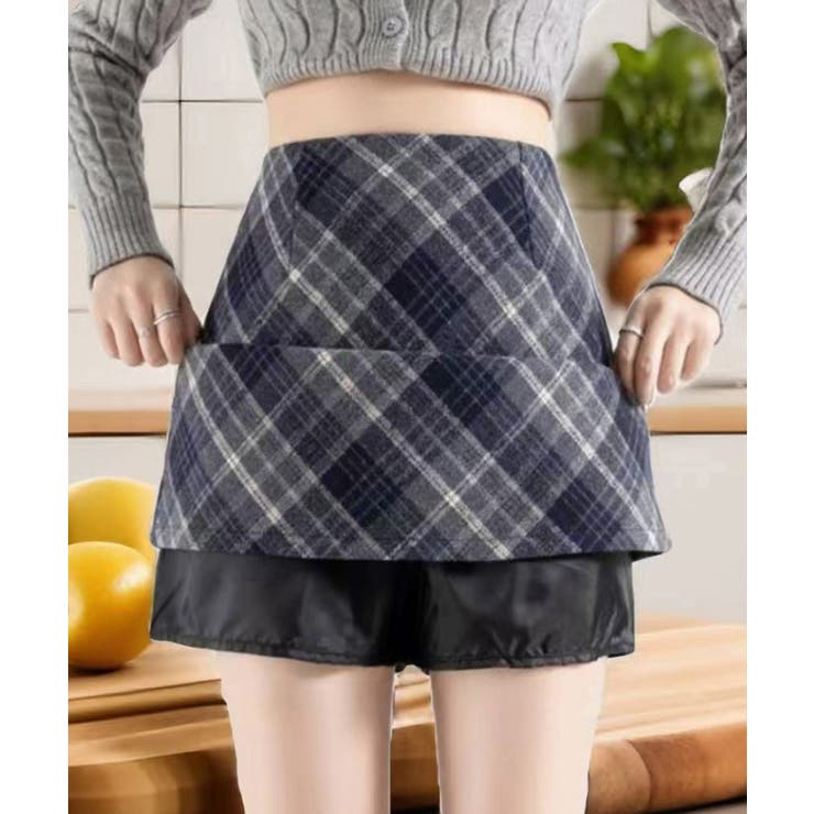 レトロチェック柄ミニスカートハイウエスト | SUNSHINE CLOSET | 詳細画像14 