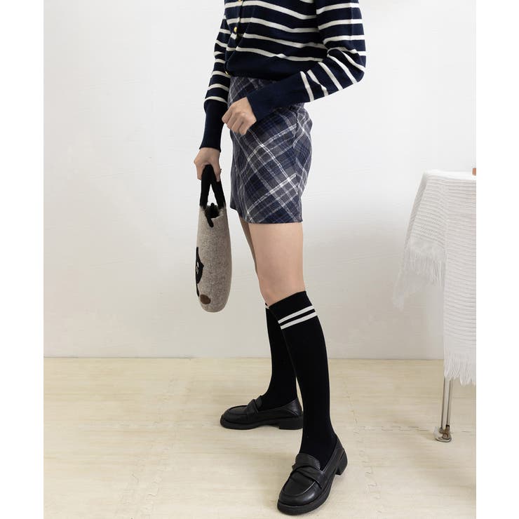 レトロチェック柄ミニスカートハイウエスト | SUNSHINE CLOSET | 詳細画像27 