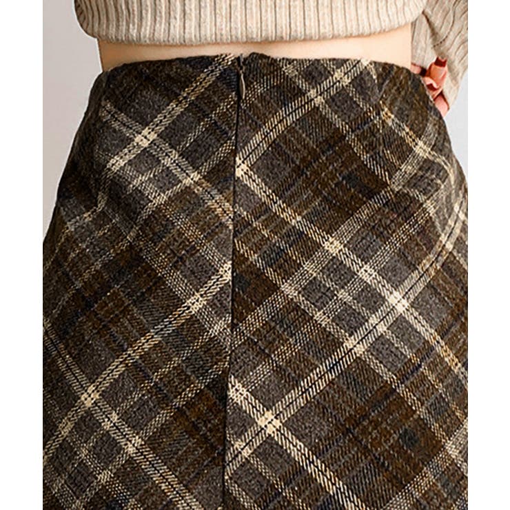 レトロチェック柄ミニスカートハイウエスト | SUNSHINE CLOSET | 詳細画像6 