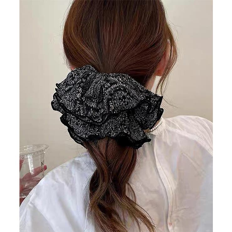 フリルシュシュ 大きめボリュームヘアゴム | SUNSHINE CLOSET | 詳細画像2 