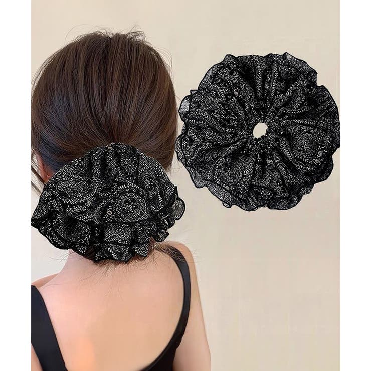 フリルシュシュ 大きめボリュームヘアゴム | SUNSHINE CLOSET | 詳細画像4 