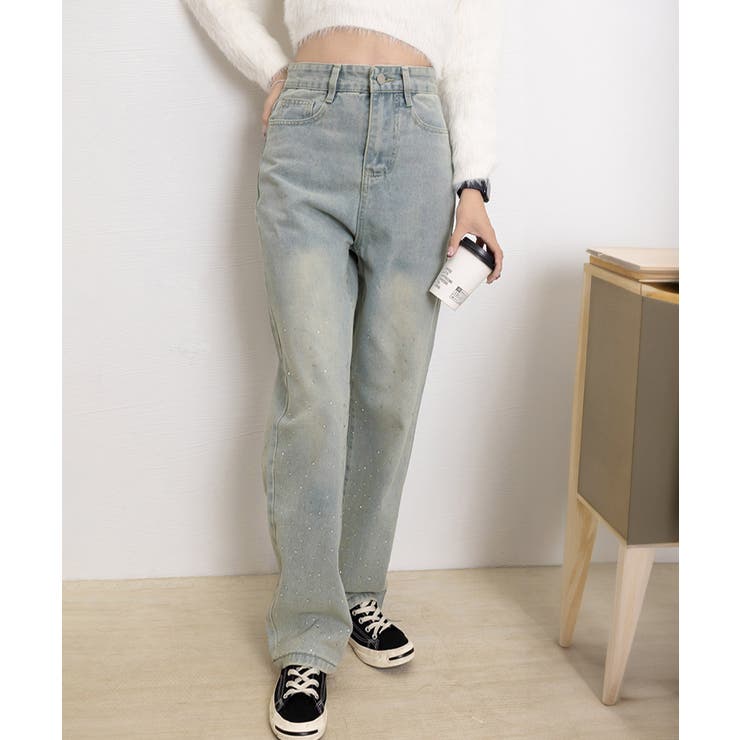 ラインストーン デニムパンツ レディース | SUNSHINE CLOSET | 詳細画像14 