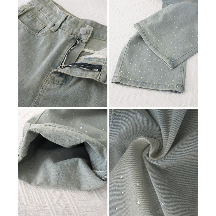 ラインストーン デニムパンツ レディース | SUNSHINE CLOSET | 詳細画像19 