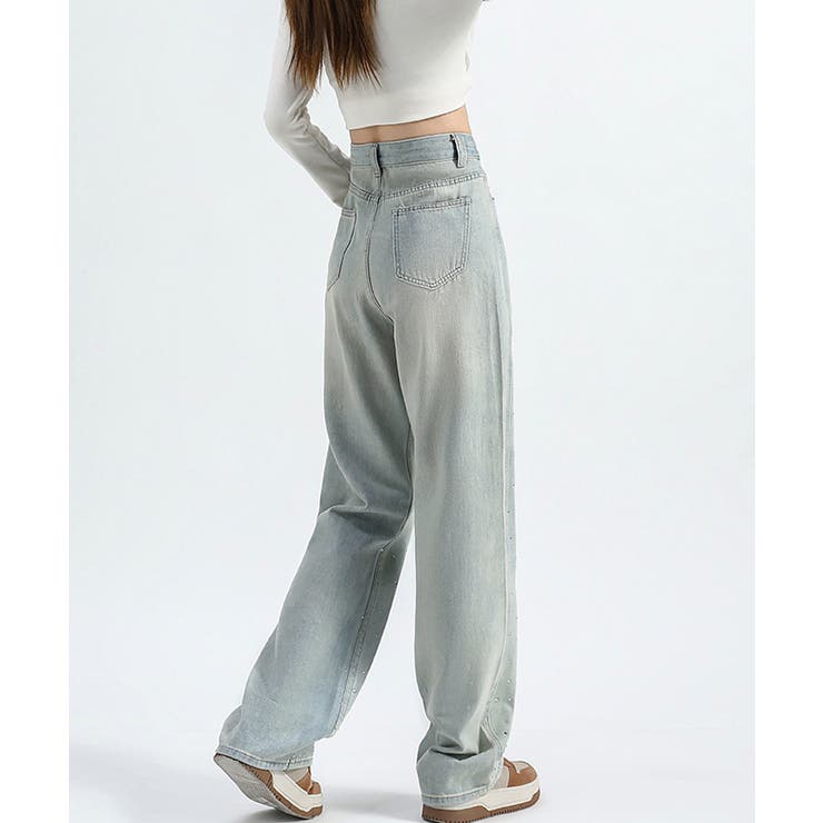 ラインストーン デニムパンツ レディース | SUNSHINE CLOSET | 詳細画像6 