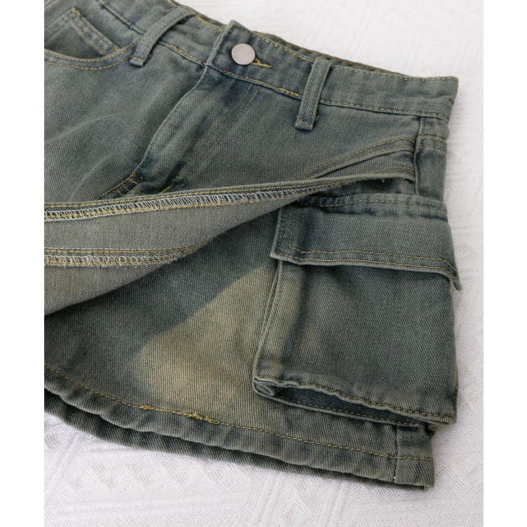 ラップスカート風デニムショートパンツ春夏 | SUNSHINE CLOSET | 詳細画像28 