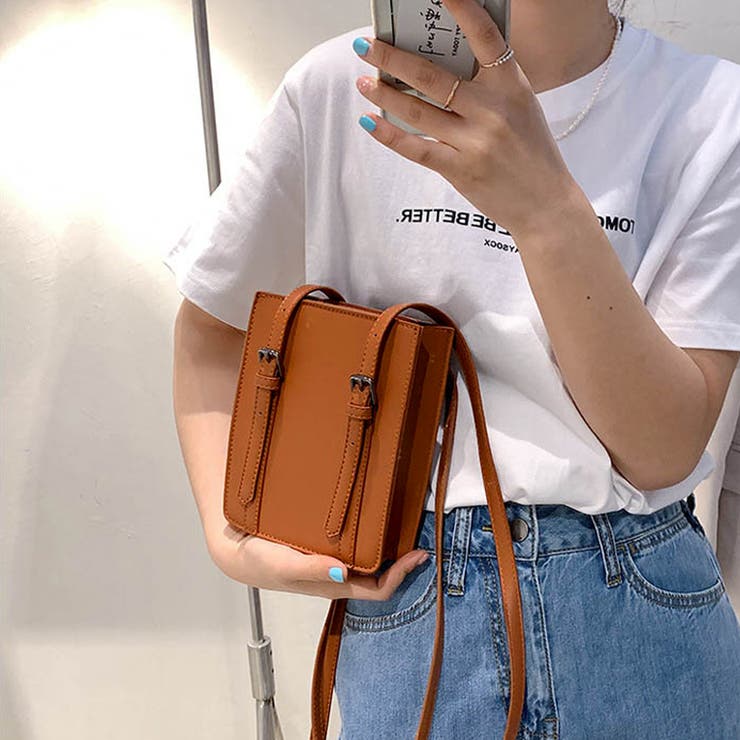 ミニショルダーバッグ スマホポーチ縦型 春[品番：AGCW0002318