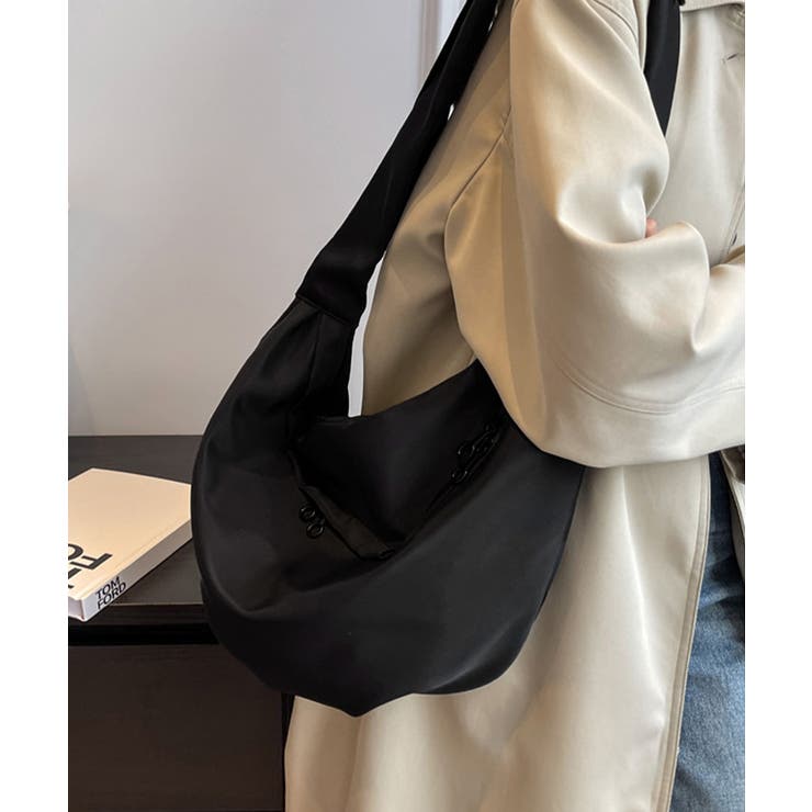 三日月型ショルダーバッグ大容量ナイロン鞄 | SUNSHINE CLOSET | 詳細画像6 