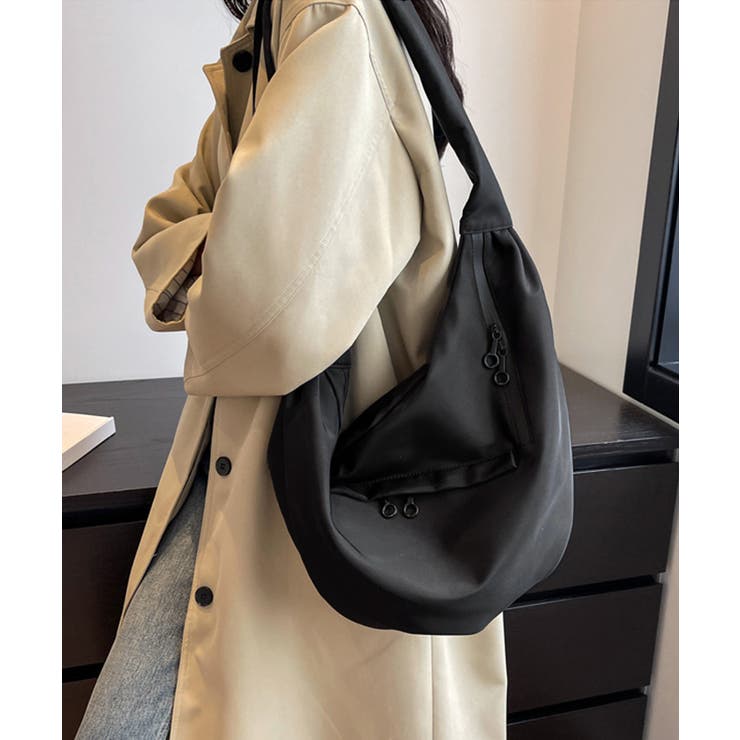 三日月型ショルダーバッグ大容量ナイロン鞄 | SUNSHINE CLOSET | 詳細画像7 