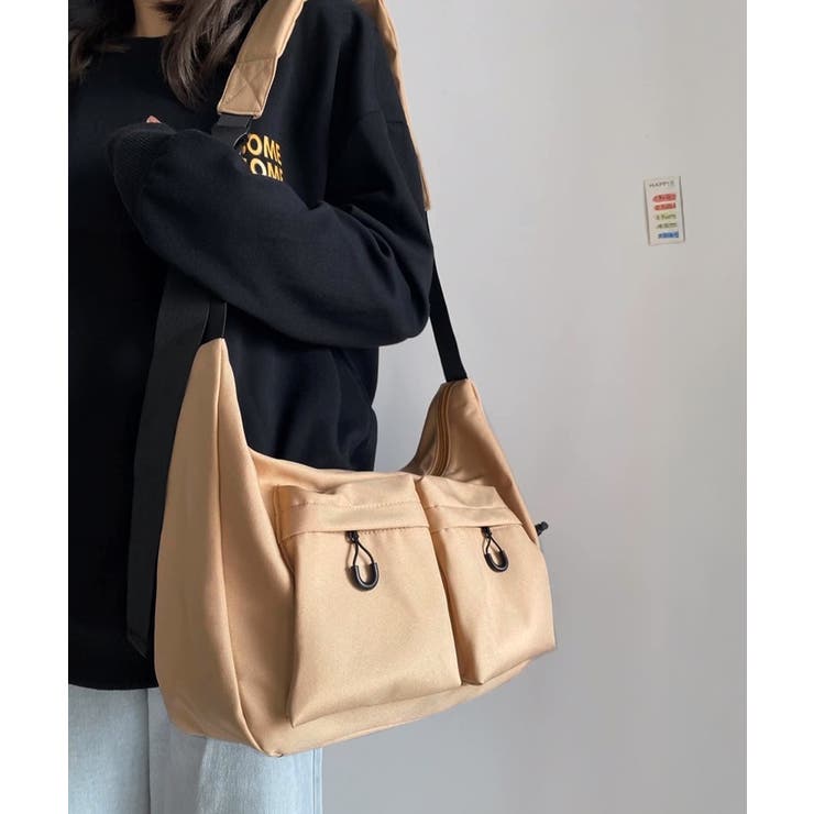 マルチポケットショルダーバッグナイロン鞄 | SUNSHINE CLOSET | 詳細画像13 