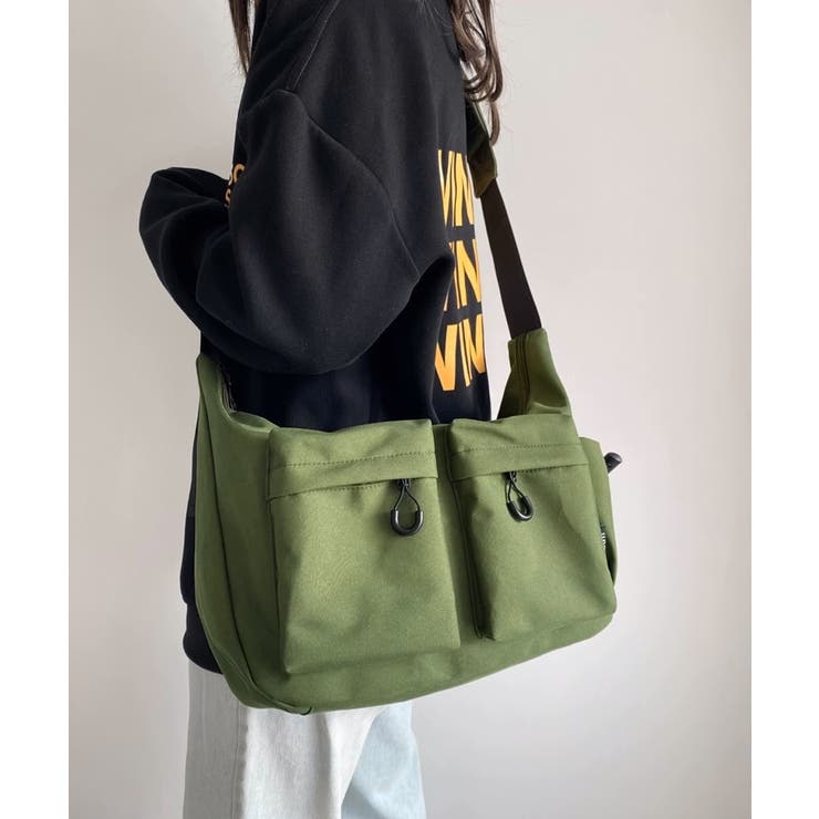 マルチポケットショルダーバッグナイロン鞄 | SUNSHINE CLOSET | 詳細画像16 