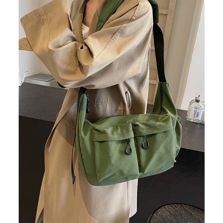 マルチポケットショルダーバッグナイロン鞄 | SUNSHINE CLOSET | 詳細画像17 