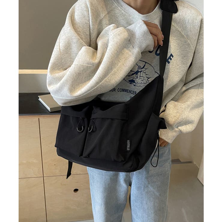 マルチポケットショルダーバッグナイロン鞄 | SUNSHINE CLOSET | 詳細画像2 