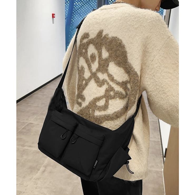 マルチポケットショルダーバッグナイロン鞄 | SUNSHINE CLOSET | 詳細画像5 